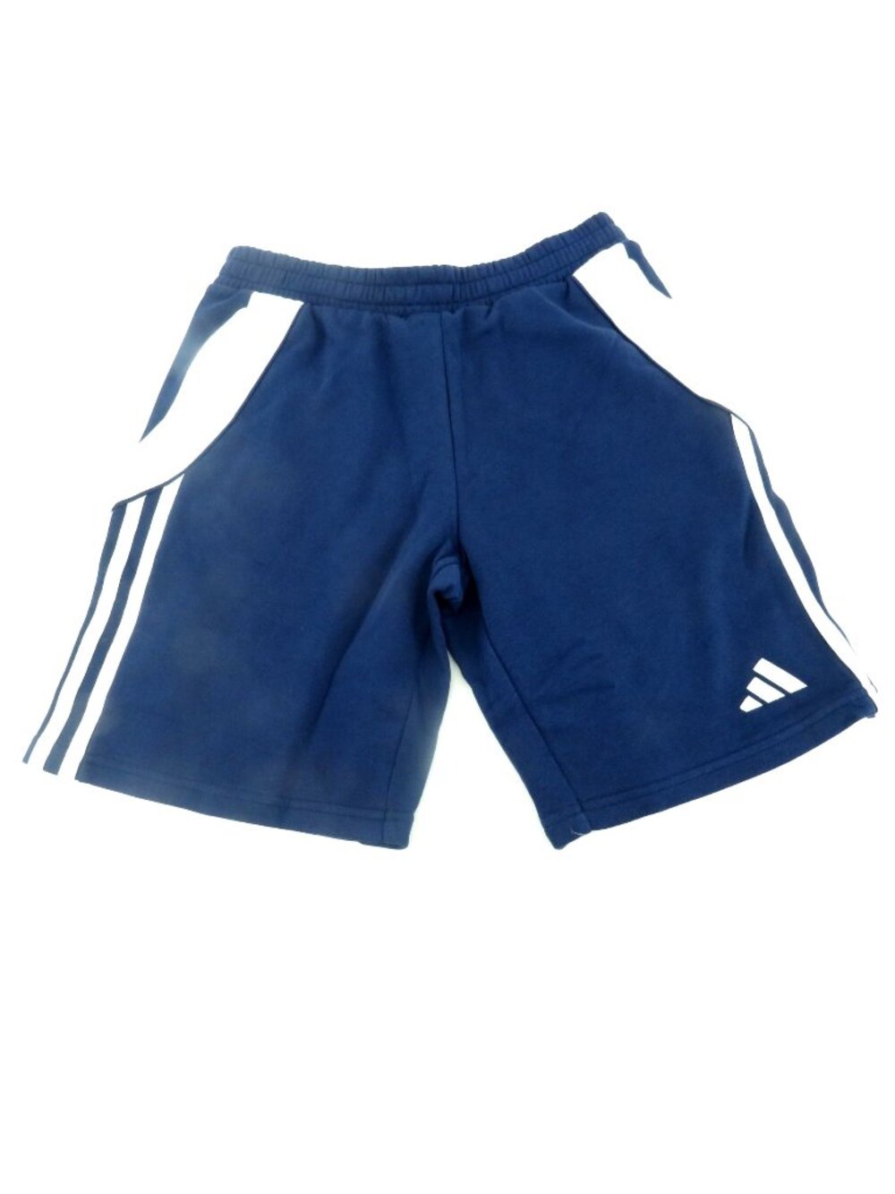 Adidas Kids Navy Tiro 24 Soccer Shorts L Elastic Waist NEW $40